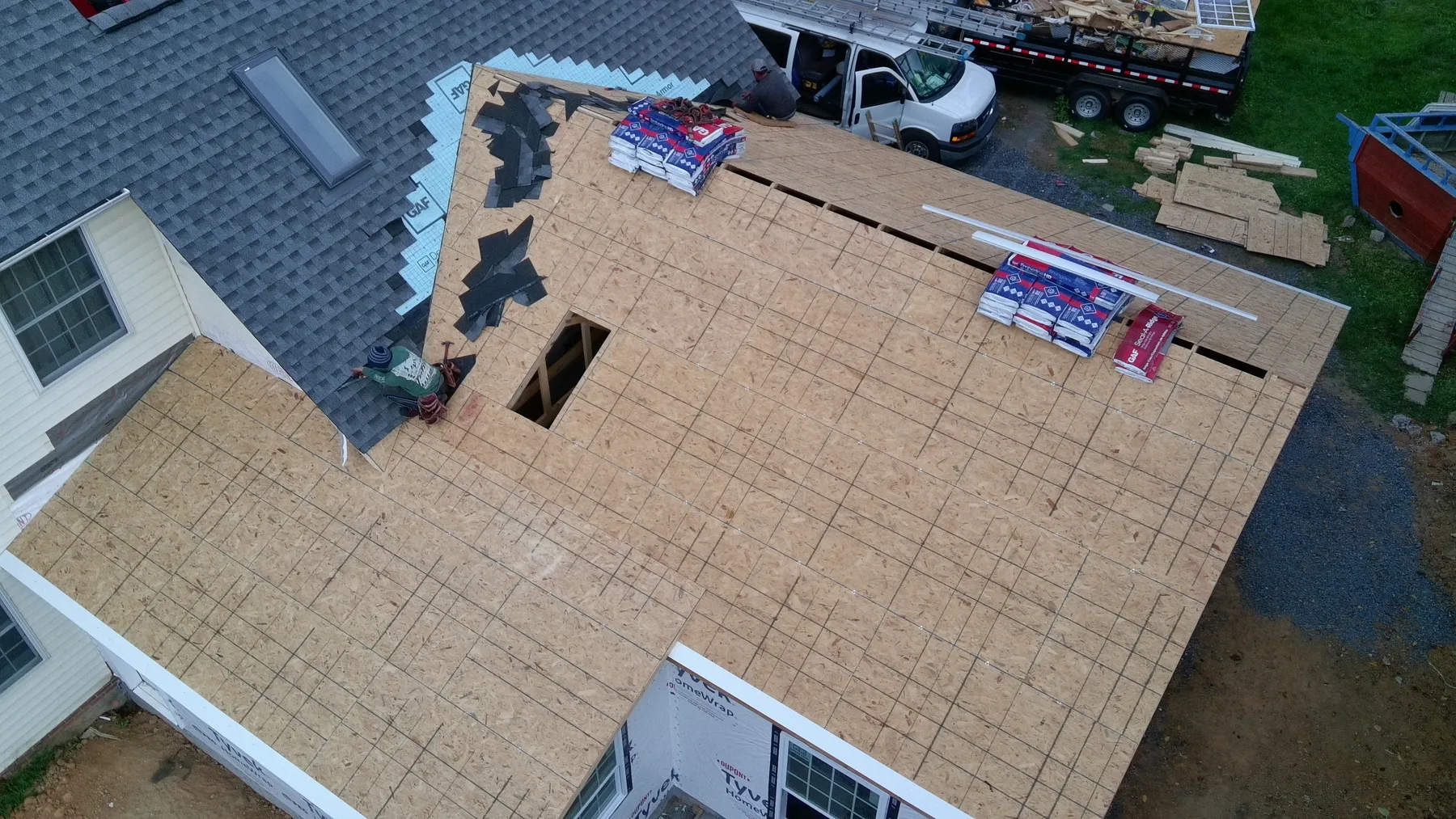 Roofing project completed by Mantle Roofing in Front Royal, VA, photo 2