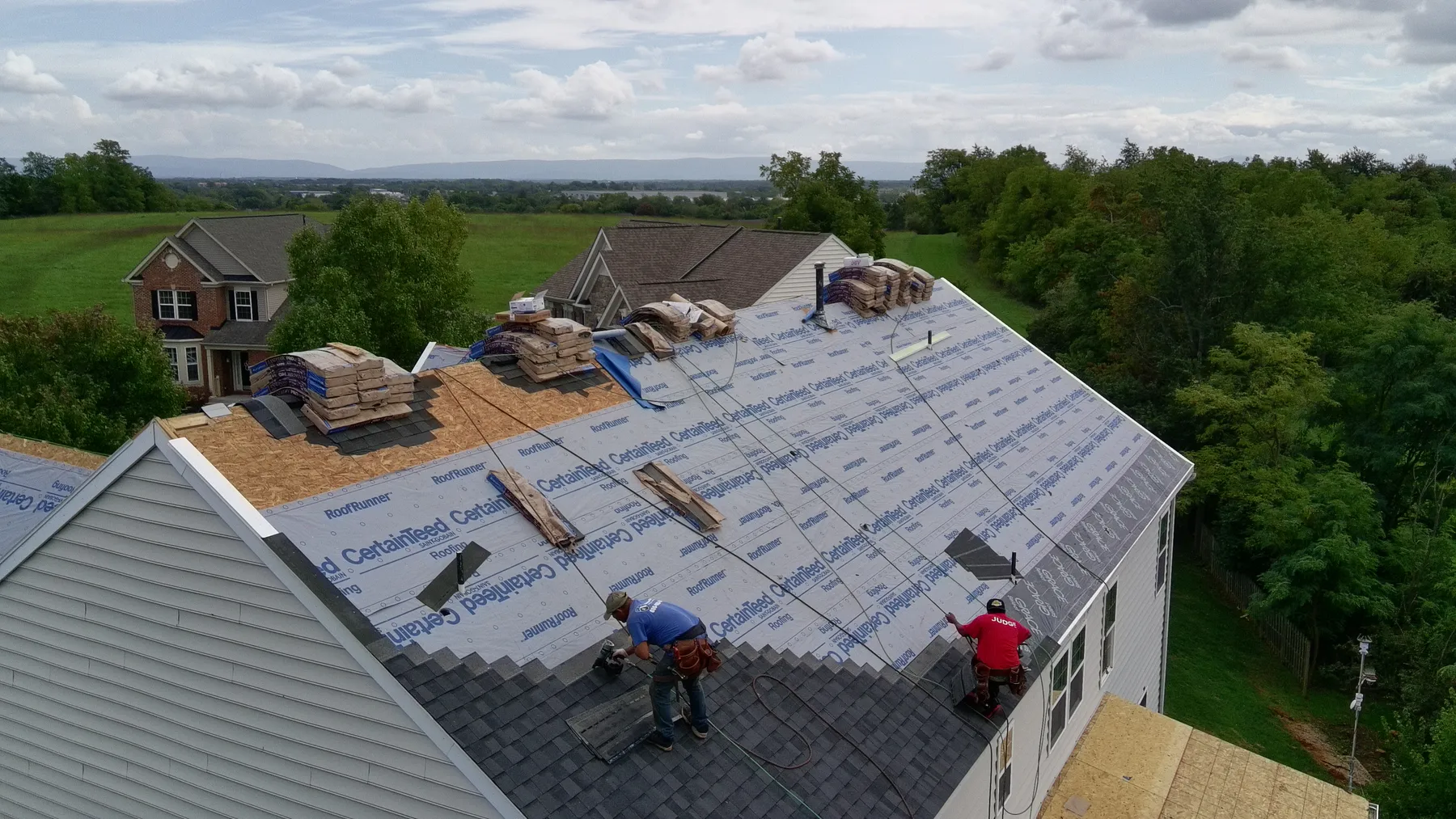Roofing project completed by Mantle Roofing in Winchester, VA, photo 3