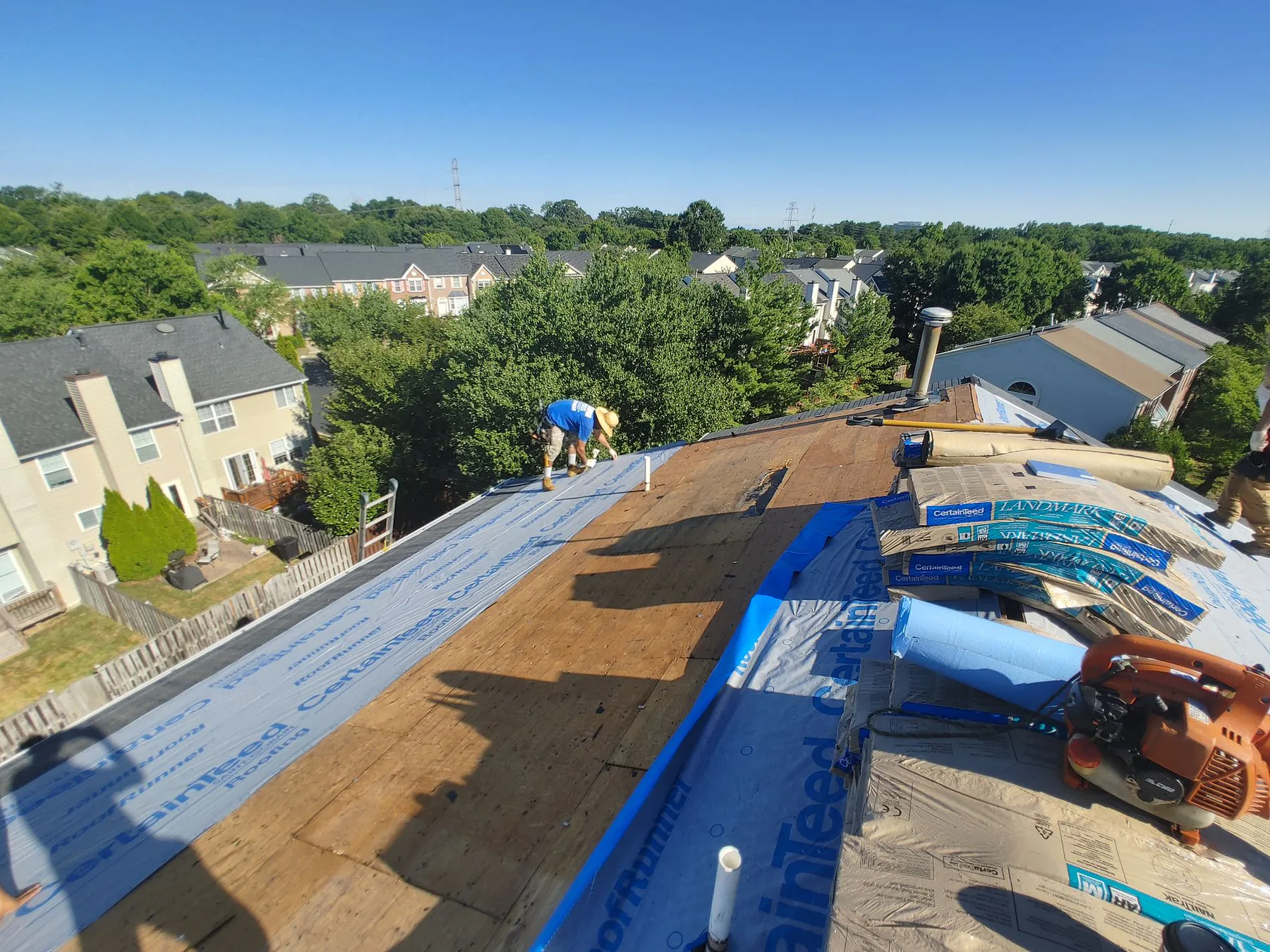 Roofing project completed by Mantle Roofing in Alexandria, VA, photo 2