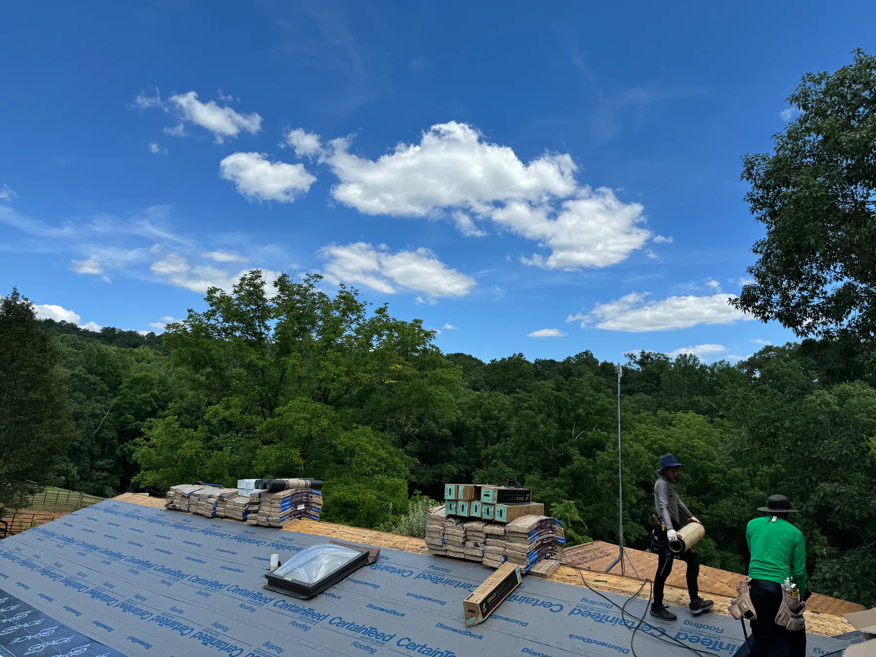Roofing project completed by Mantle Roofing in Marshall, VA, photo 3