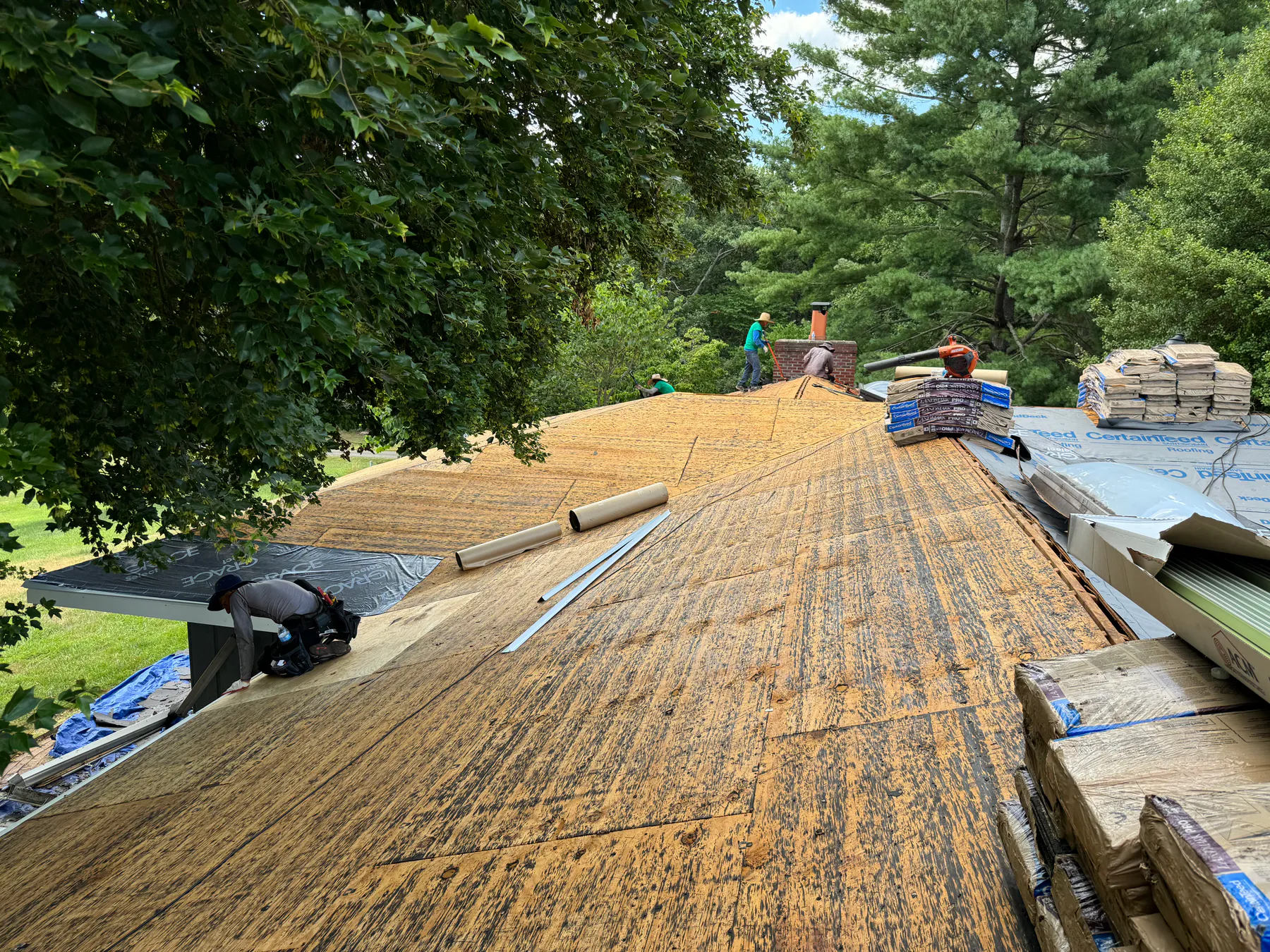 Roofing project completed by Mantle Roofing in Marshall, VA, photo 6